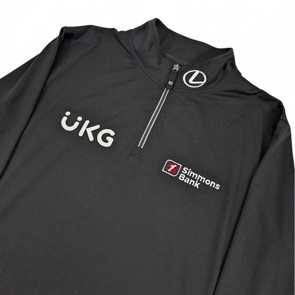 FootJoy Other - FootJoy Tour Issue Mid Layer 1/4 Zip Mens Medium Black Performance Golf